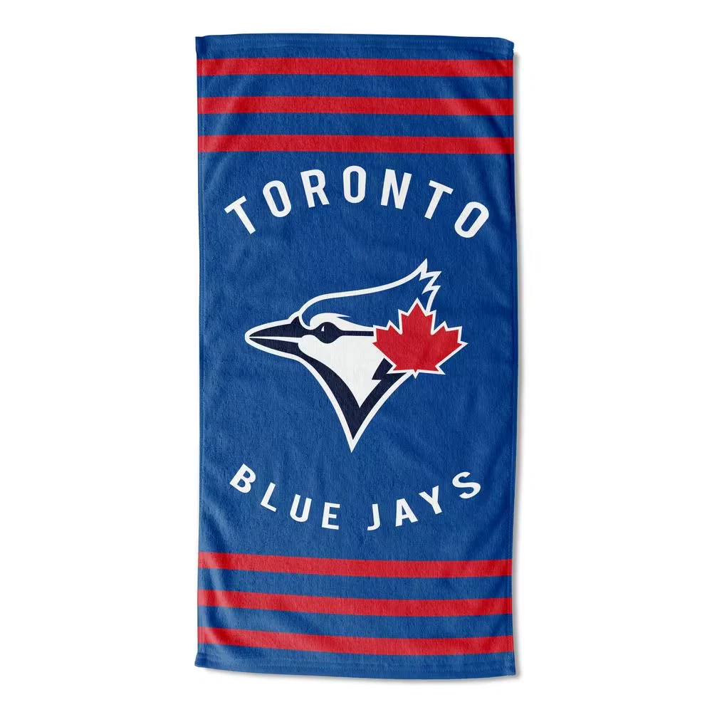 Blue Jays Stripes Multi Colored Beach Towel