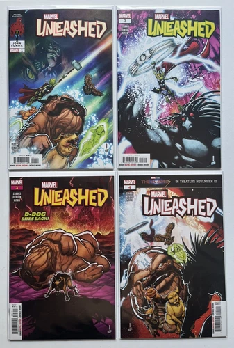 Marvel Unleashed  1 2 3 4 Complete Set Lot Mini-Series Run / 2023