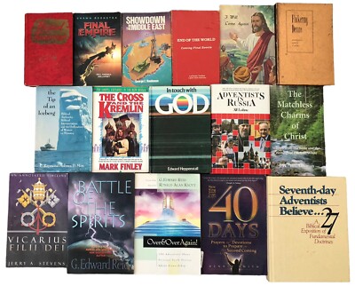 Lot of 16 Seventh-day Adventist PB Books Booklets Tracts Good Christian Reading