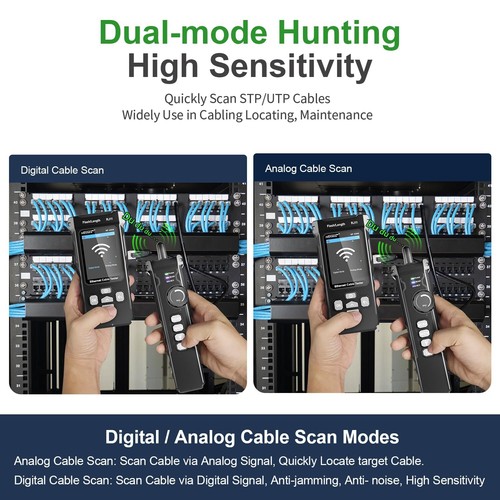 Network Cable Tester with IP Scanner, CAT5 CAT6 Ethernet Cable Tester - 第 3/5 張圖片