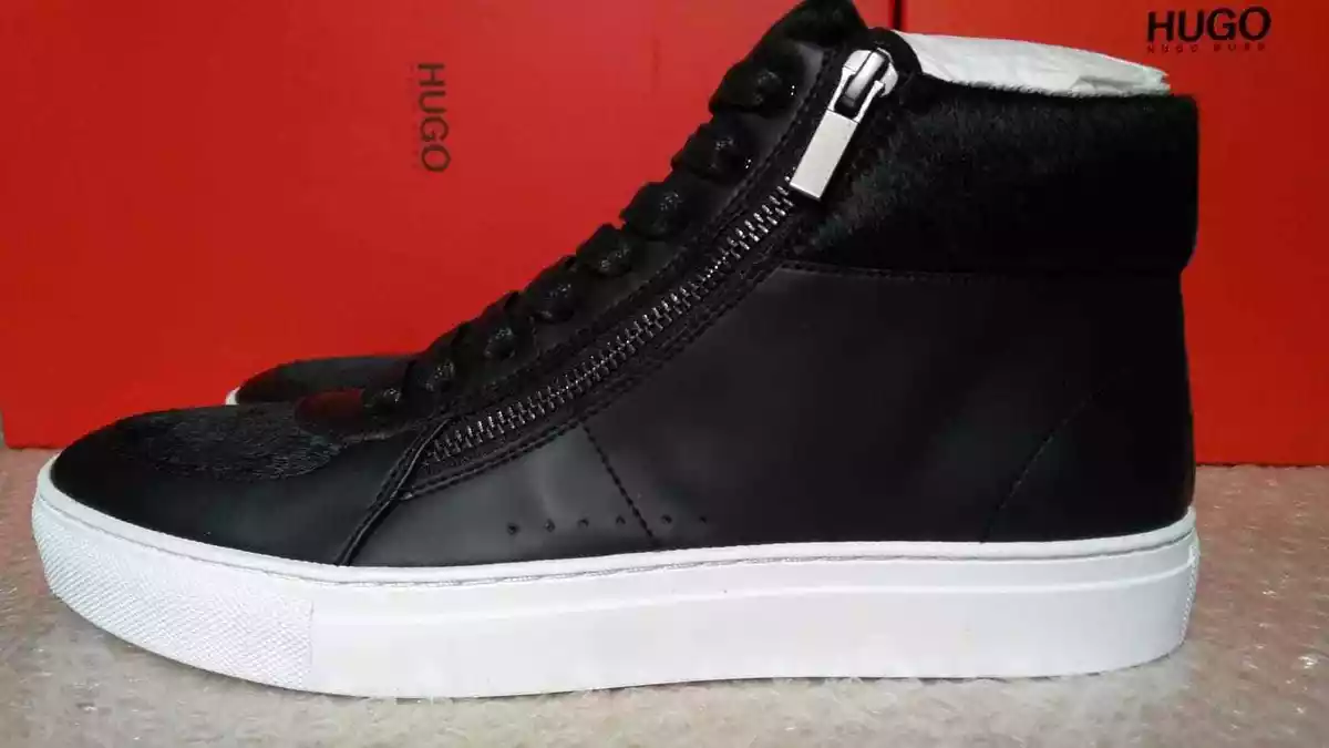 Hugo Boss men&#039;s Futurism Hito men&#039;s high-top sneakers size 5UK(39EU) |