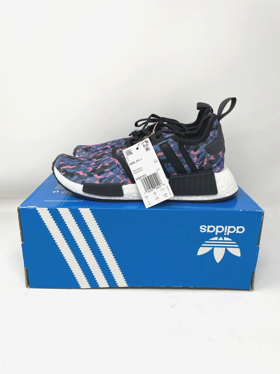 Adidas Kids/Youth 6.5 NMD R1J Boost Multi Color Camo Midsoles Running Shoes Adidas Originals NMD R1 J Boost Duck Camo | Mercari main image 2