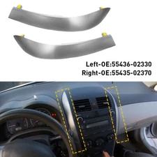 Left+Right Side Upper Central Dashboard Trim Strip For Toyota Corolla 2009-2013
