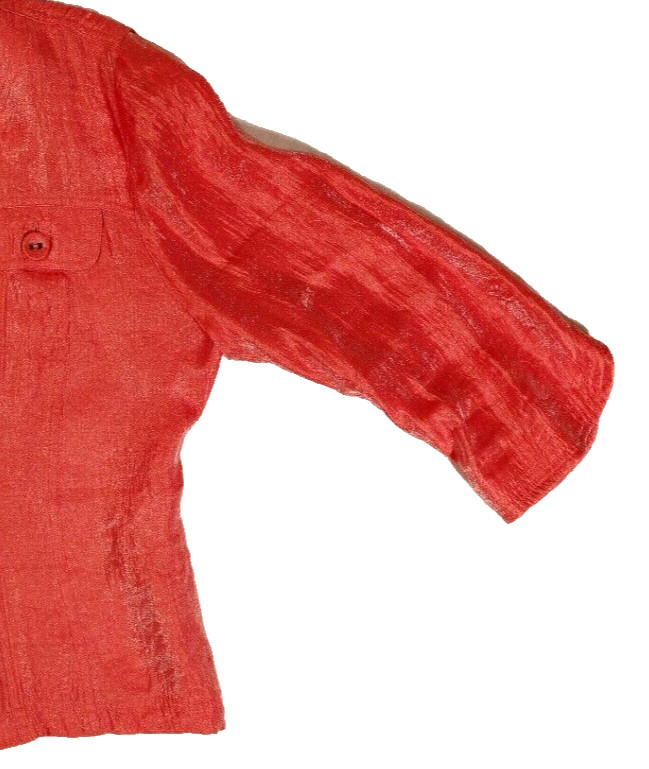 Ruby Rd. Coral Metallic 4-Button Jacket Women's S… - image 4