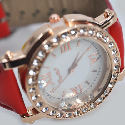 Orologio Da Donna Con Cinturino In Pelle E Quadrante Stellato - Elegante E Romantico - Foto 2