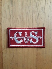 C And S Colorado And Southern Railway Patch/Cloth Badge-USA Railwayana