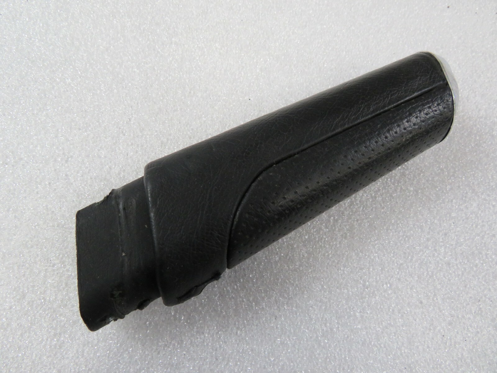 Maserati Quattroporte E-Brake Handle Leather Cover, Black, Used P/N 9814230