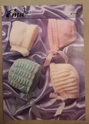Strickanleitung für Baby Kleinkind Kinder Mützen Hauben - 3-lagig 4-lagig schneller gestrickt