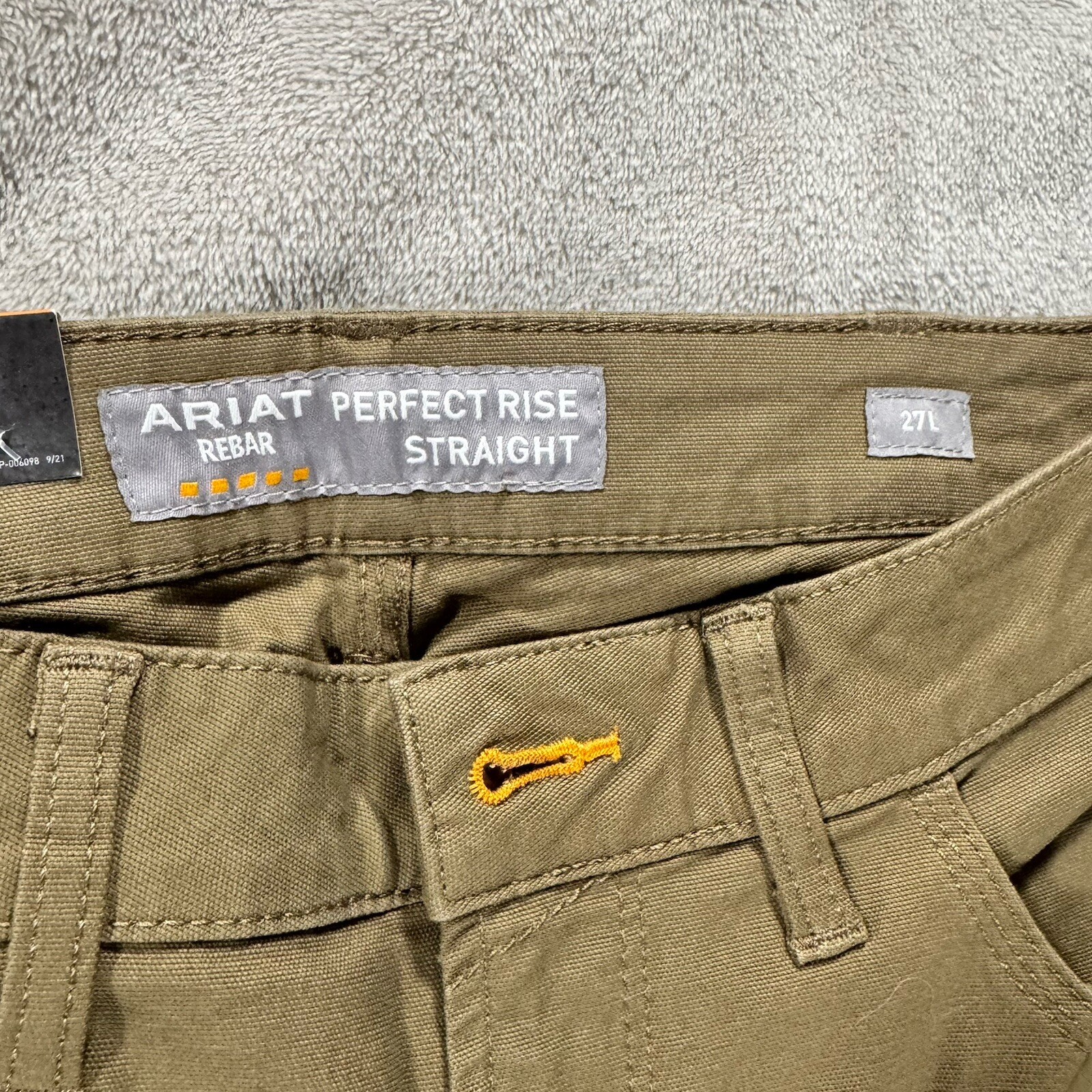 Ariat® Ladies Rebar DuraStretch Made Tough Field Khaki Pant 10039150 27L
