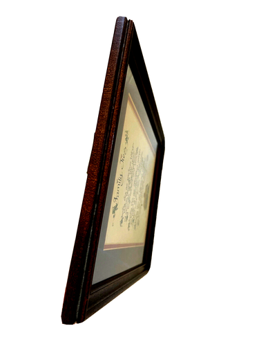 Family Ties Calligraphy Writting Text Illustrated Signed Framed Double Matt - Picture 9 of 12