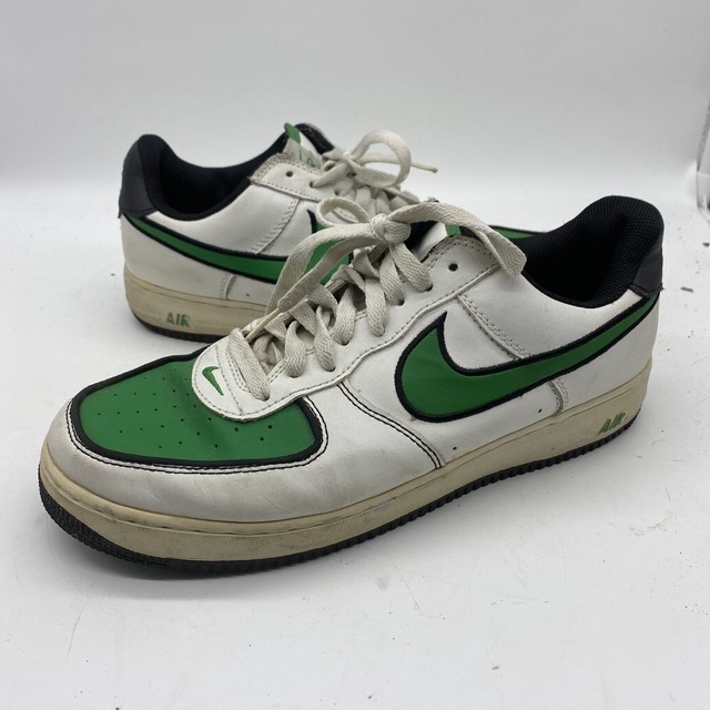 green and white af1