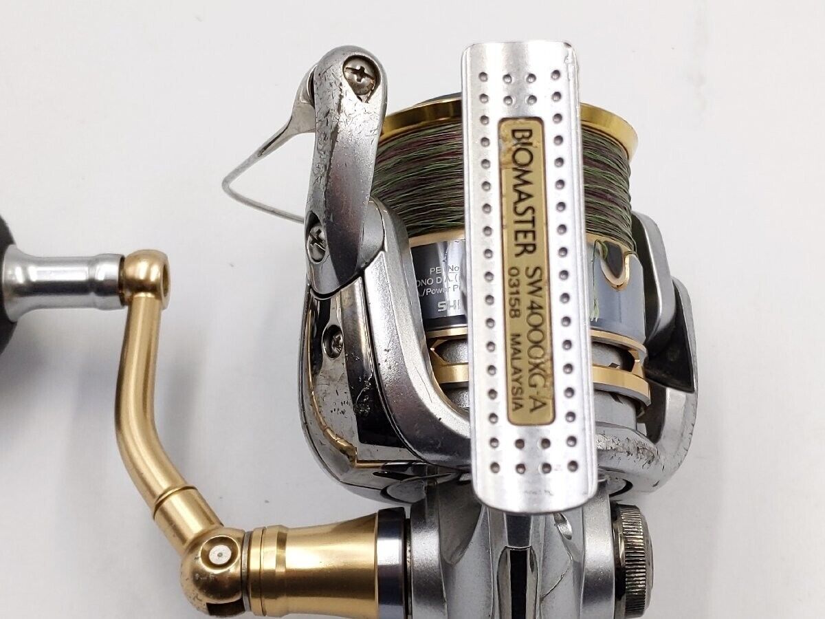 SHIMANO Biomaster SW 4000XG Spinning Reel Used with Box F/S SHIMANO Biomaster SW 4000XG Spinning Reel Used with Box F/S