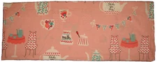 COMPANY KIDS Pink Tea For Me Colorful Printed The Company Store Flat Twin Sheet