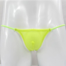 K2089 K208 K205 Mens Mini Micro Bikini String waist Bubble Mesh Honeycomb