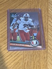 Tyler Van Dyke 2023 Bowman U Chrome Rookie Card RC #113 - Miami Hurricanes