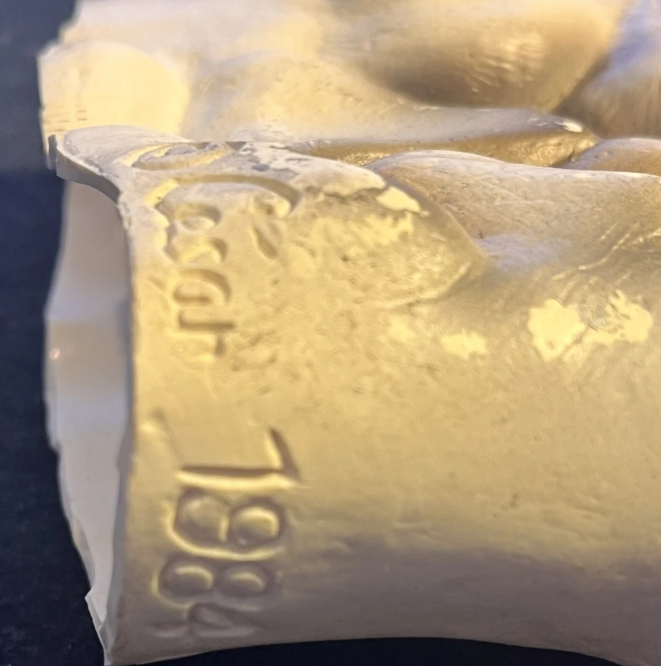 万圣节服装 13 英寸 SKELETON 手部恐怖道具重型橡胶 Cesar 1984 复古! — 第 3/4 张图片