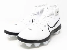 [Sz 11] Nike Alpha Huarache NXT MCS Baseball Cleats White Black DJ6519-101
