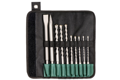 Metabo SDS-plus Bohrer-Meisselset SP 10-teilig (630824000) in Rolltasche