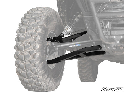 SuperATV Sidewinder Boxed A-Arms for Polaris RZR XP Turbo (2017-2021) - Black