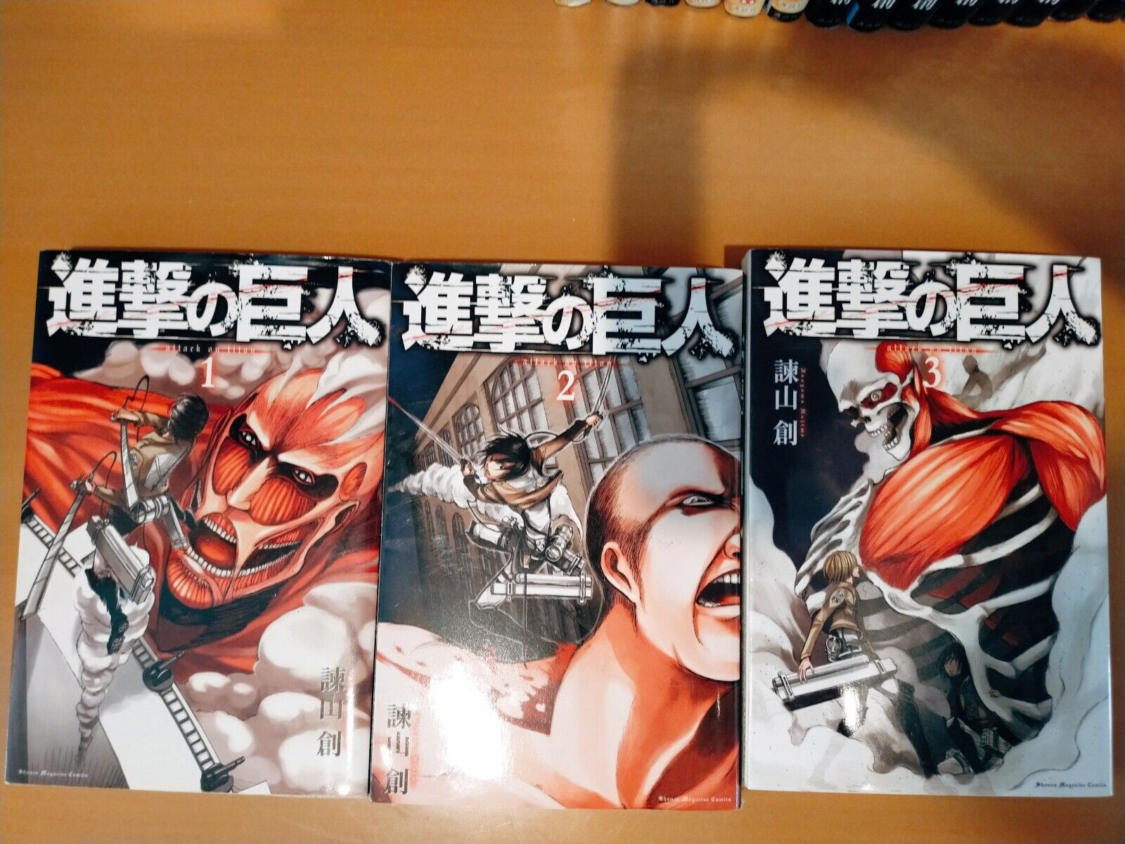 Attack On Titan Manga Vol 1-34 Complete Set English * Bonus 2 Short Story  Books