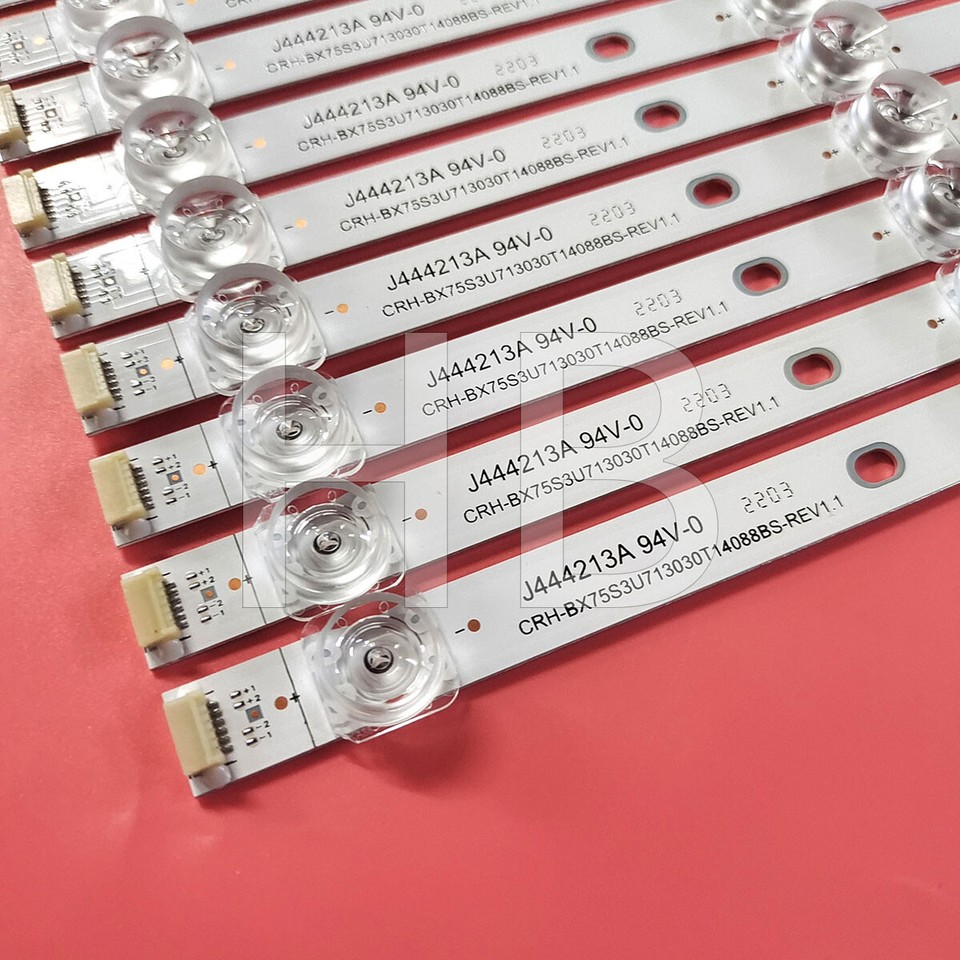 Strisce LED (14) Per Hisense 75 CRH-BX75S3U713030T14088BS 75R7E2 75R6E1 - Foto 11