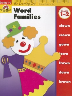 WORD FAMILIES (LEARNING LINE) By Evan-moor Educational Publishers **Excellent**