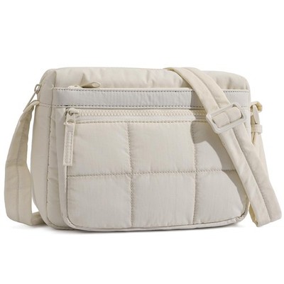 Crossbody Bags for ,Lightweight Puffy Cross Body Purse with Adjustable Strap ...