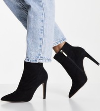 Karen Millen Ella High Ankle Boots In Black Size 5 Worn Once Excellent Condition