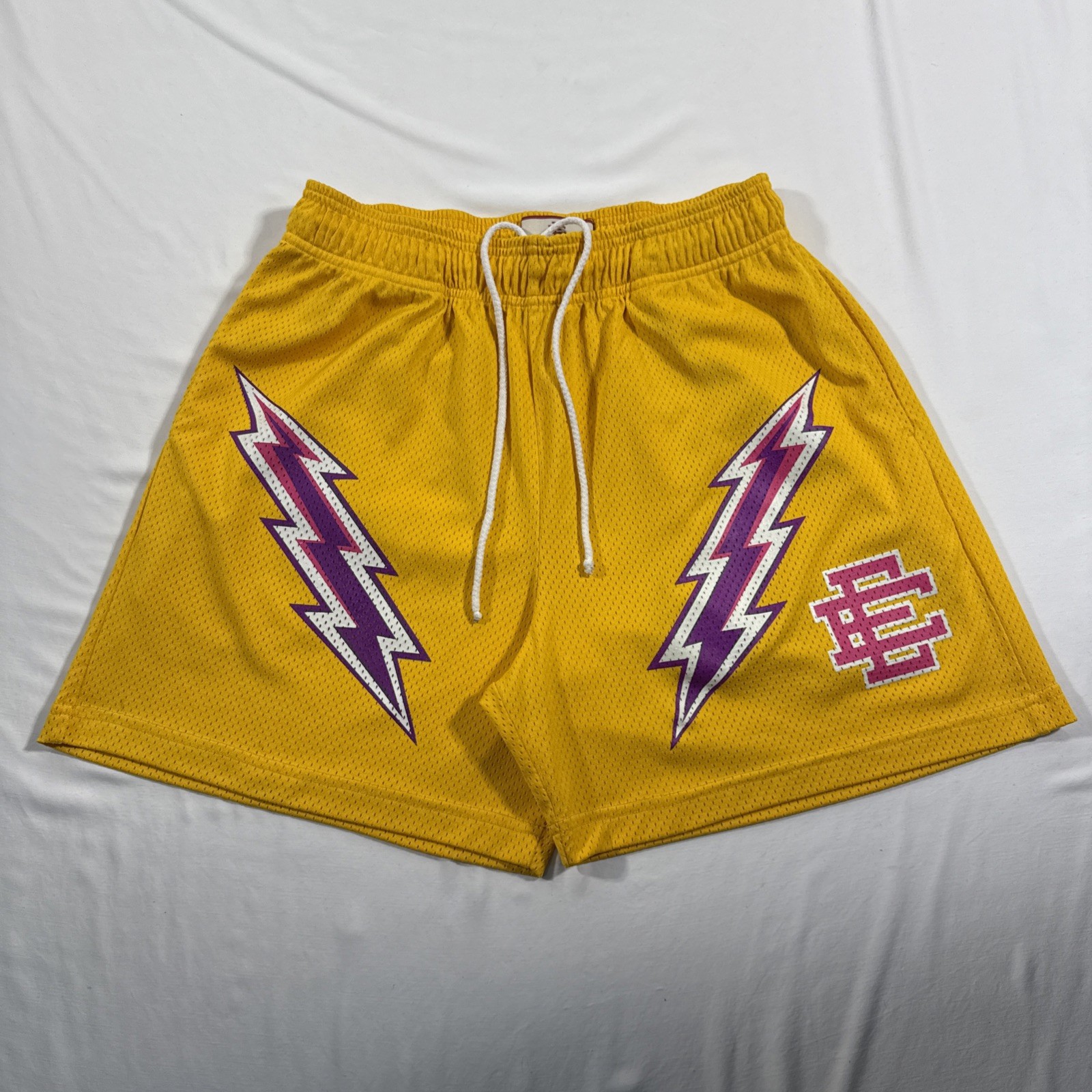 Eric Emanuel EE Basic Lightning Bolt Mesh Yellow … - image 1