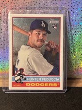 2025 Topps Heritage Hunter Feduccia Los Angeles Dodgers #277 Rookie - Chrome