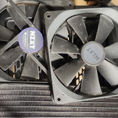 NZXT Liquid CPU Cooler Black 120mm Fans Radiator RL-KRX63-01