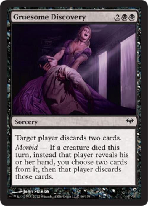 Gruesome Discovery - DA MTG - Light Play