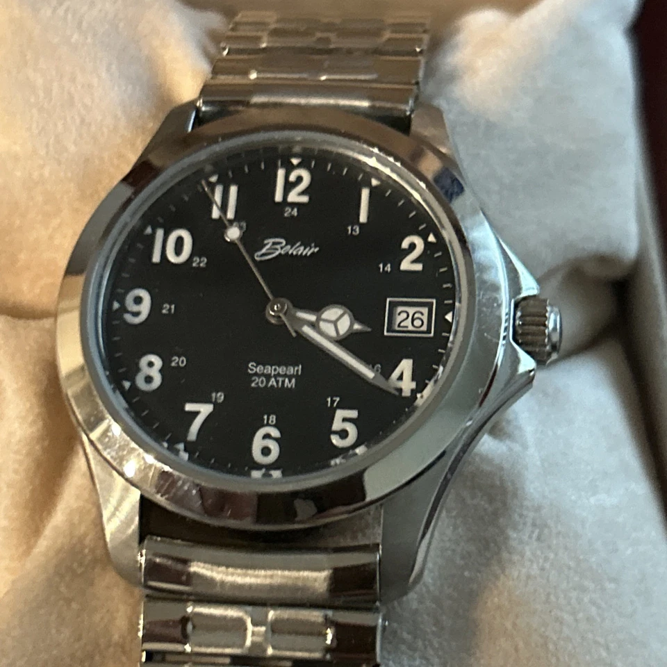 Reloj Belair Seapearl 20 ATM Hombre Acero Inoxidable - Cuarzo Suizo Foto 3 de 4