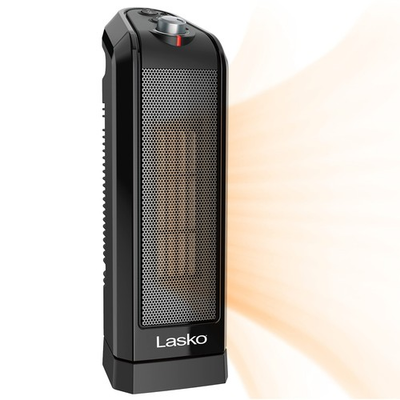 #ad #ad Lasko Oscillating Ceramic Space Heater for Home with Overheat Protection BLACK $42.44
