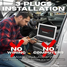 2011 to 2014 Ford EDGE 100% PLUG-IN Remote Starter. YOUTUBE Install Video!