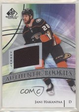 2020 Upper Deck SP Game Used Authentic Rookies Silver Jersey Jani Hakanpaa 12a0