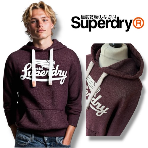SuperDry THE. GYM. STORE. Men’s PREMIUM FLEECE Hoodie Size L - Picture 1 of 9
