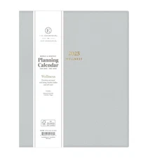 🥥 THE Everygirl Weekly&Monthly Light Grey Planner Calendar, Jan 2025-Dec 2025🆕