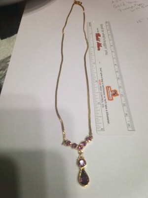 Avon Vintage Gold-Tone Necklace With Box