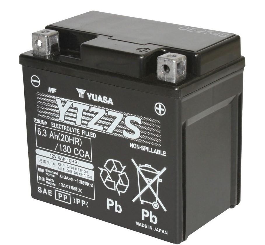 Batterie 12V 6Ah YTZ7S Yuasa pour démarrer sereinement en hiver