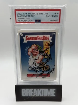 2023 Topps Garbage Pail Kids: ANIMAL MEL CARD 21b Signed Card CGC/JSA 2 Insc - Bild 1 von 3