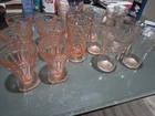 Huge Lot Of Pink Depression Glass Must See