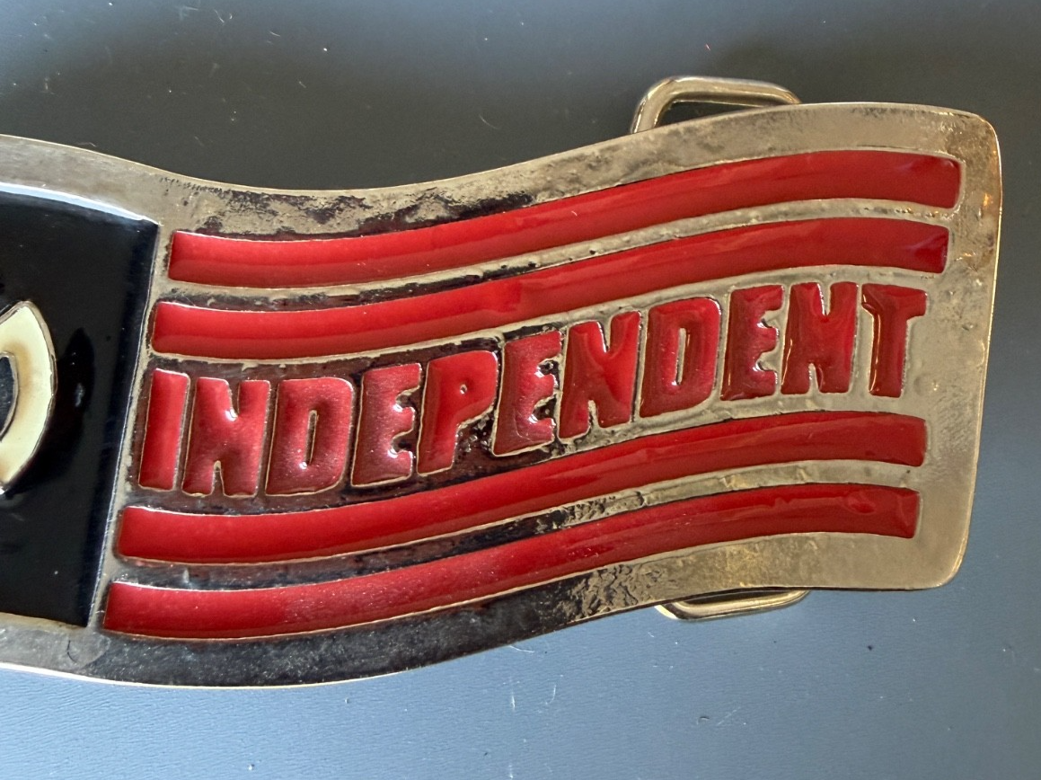 Rare Independent Truck Company Skate Belt Buckle Metal Skateboard