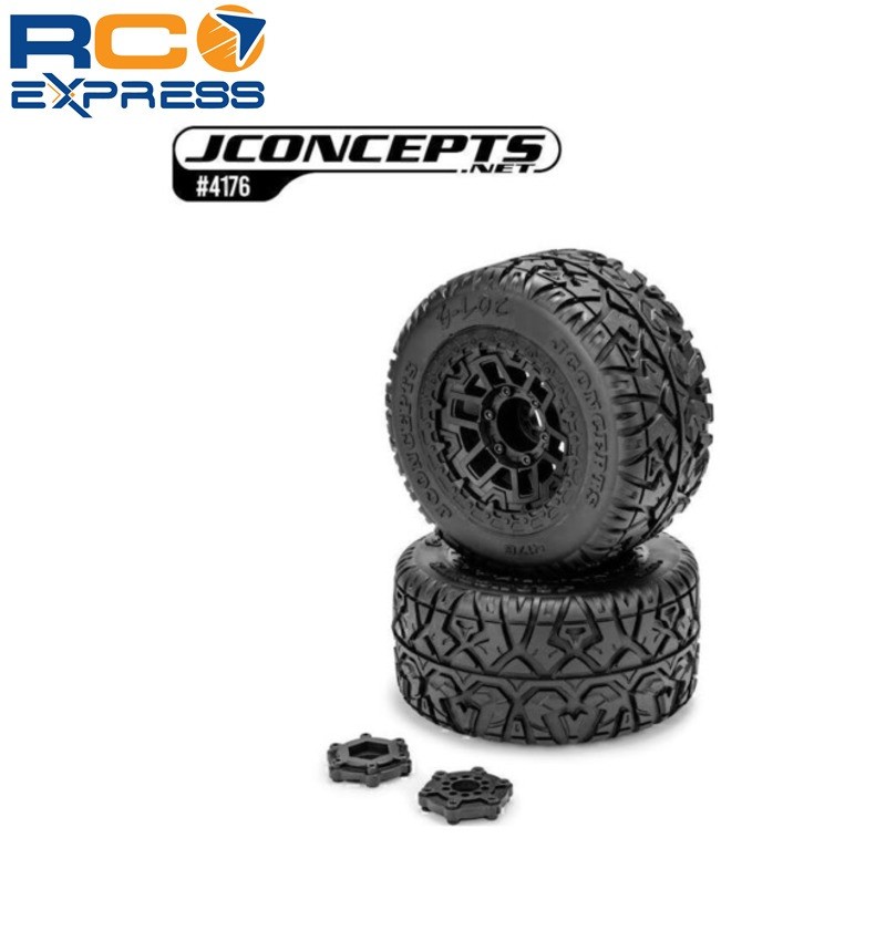 JConcepts G-Locs Pre-Mounted Tires Fits - Maxx Kraton 4s Kag