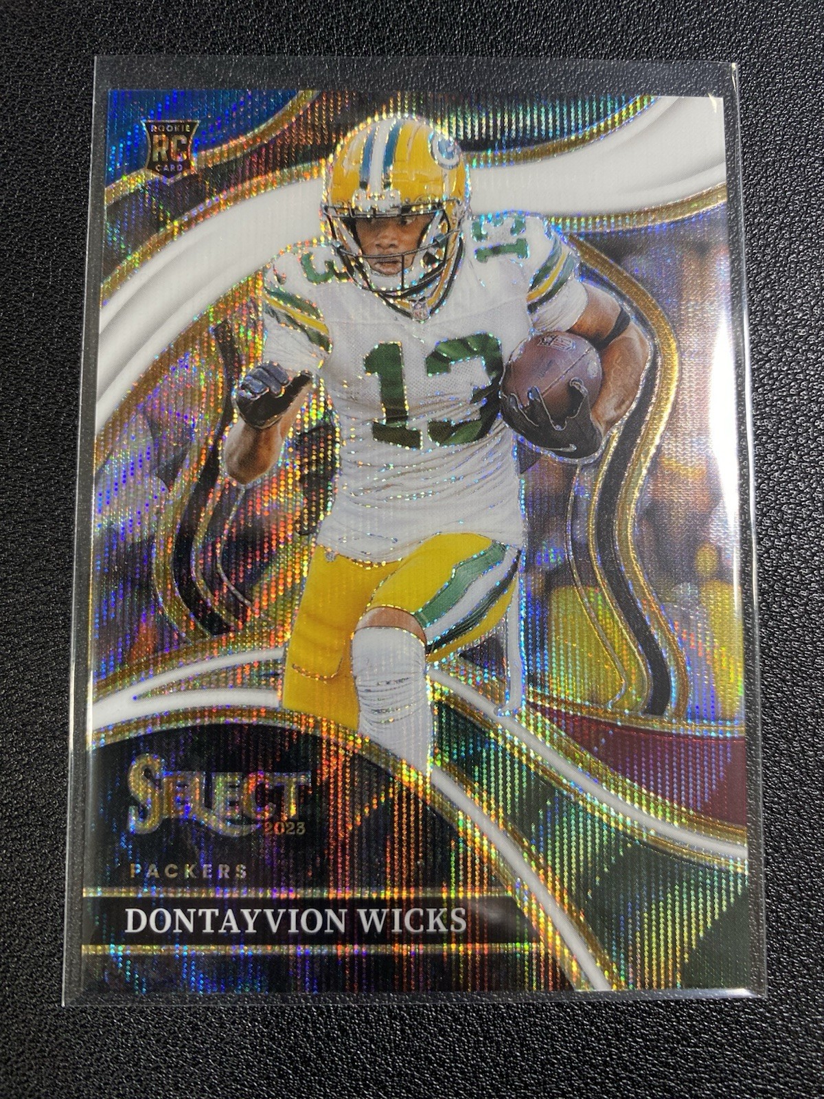 2023 Panini Select - Club Level Dontayvion Wicks #271 Tri-Color Prizm /149 (RC)