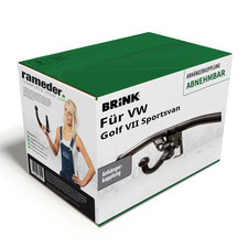 Brink Anhängerkupplung abnehmbar für VW Golf VII Sportsvan 02.2014-08.2020 TOP
