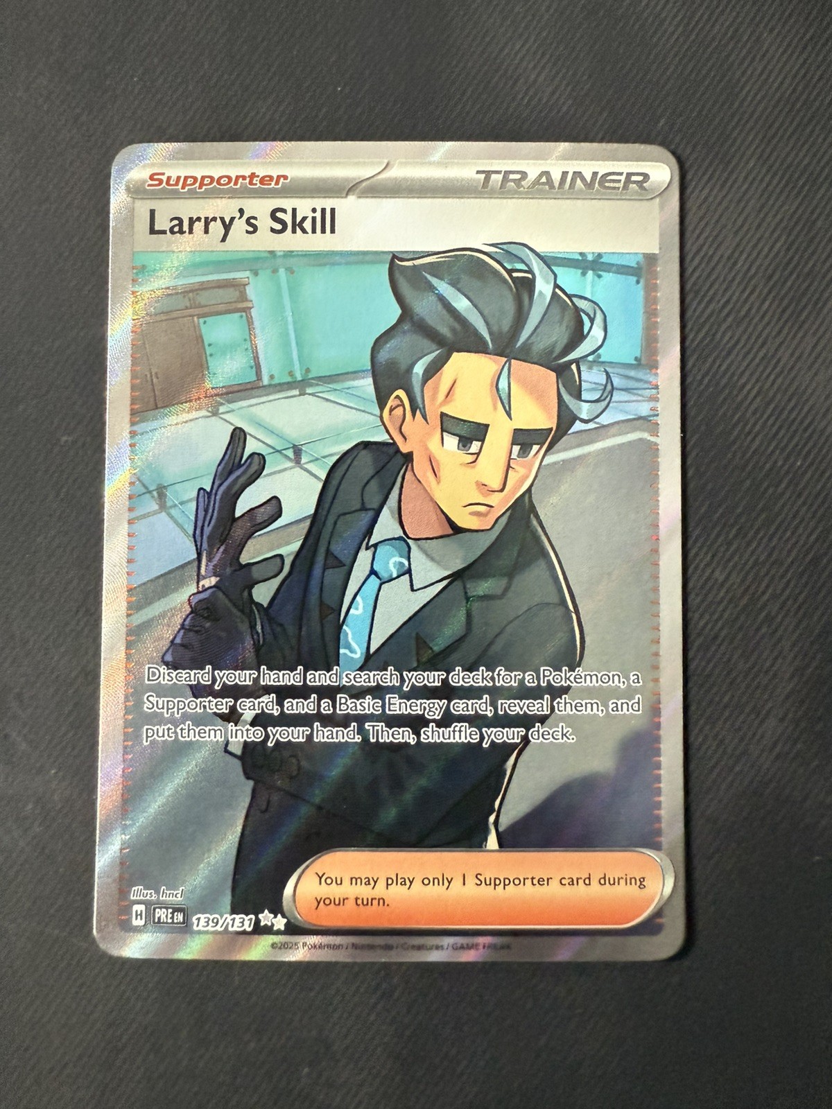 Larry's Skill - 139/131 - SV: Prismatic Evolutions Ultra Rare NM