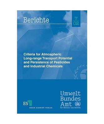 Criteria for Atmospheric Longrange Transport Potential and Persistence of Pestic