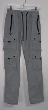 Men  s Gray Cargo Pants - Size M