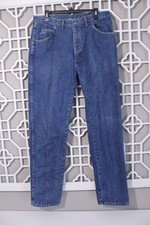 Vintage Wrangler Jeans Mens 36 Blue Medium Wash USA Made Cotton Denim Men 36x34